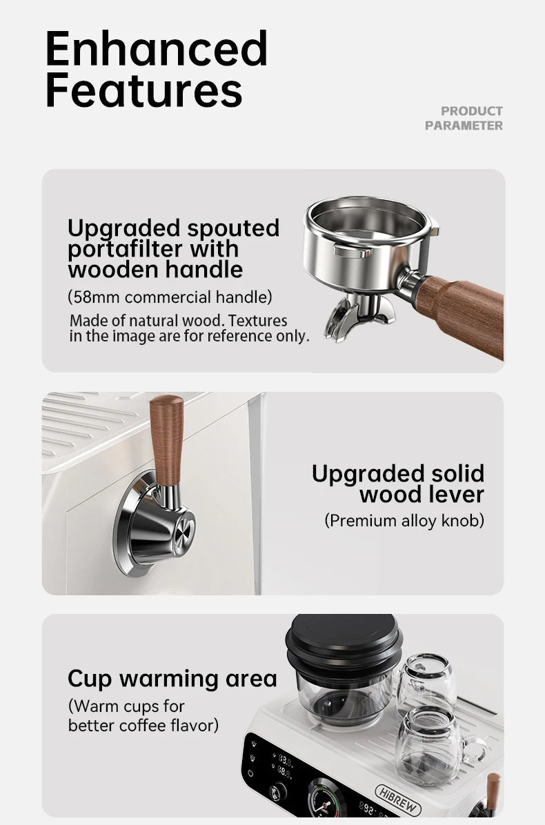 HiBREW H7B Dual Boiler Espresso Machine| Refurb Coffee Co