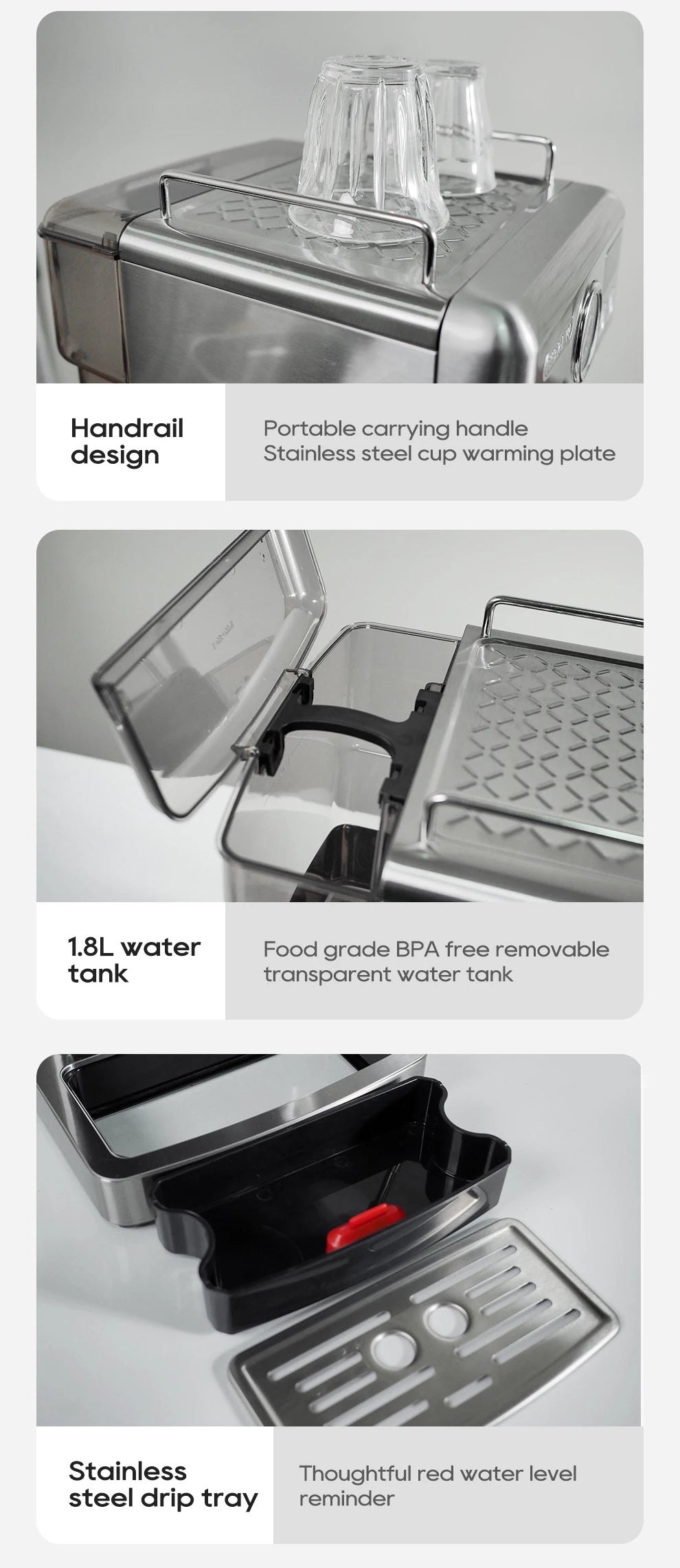 HiBREW H10A Espresso Machine| Refurb Coffee Co