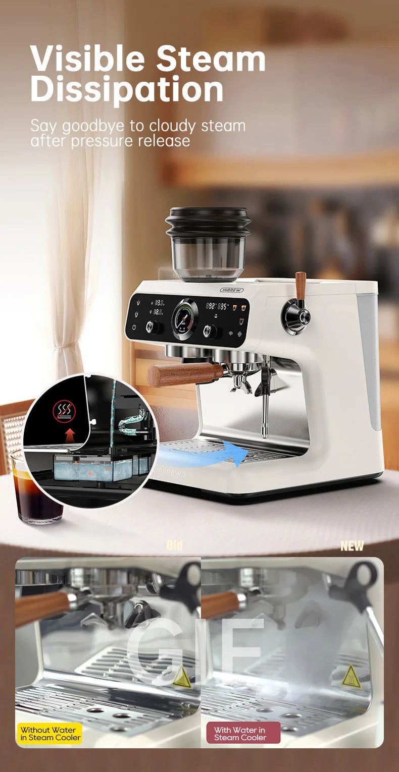 HiBREW H7B Dual Boiler Espresso Machine| Refurb Coffee Co