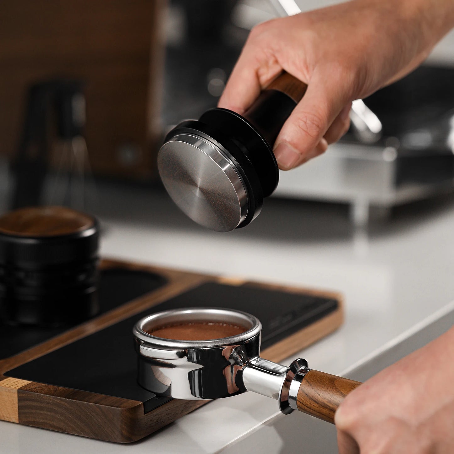 MHW-3BOMBER Espresso Tamper 30lb