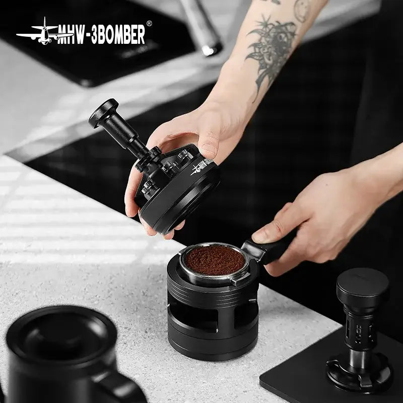 MHW-3BOMBER WDT Tool Espresso 58mm Cyclone Distribution Tool