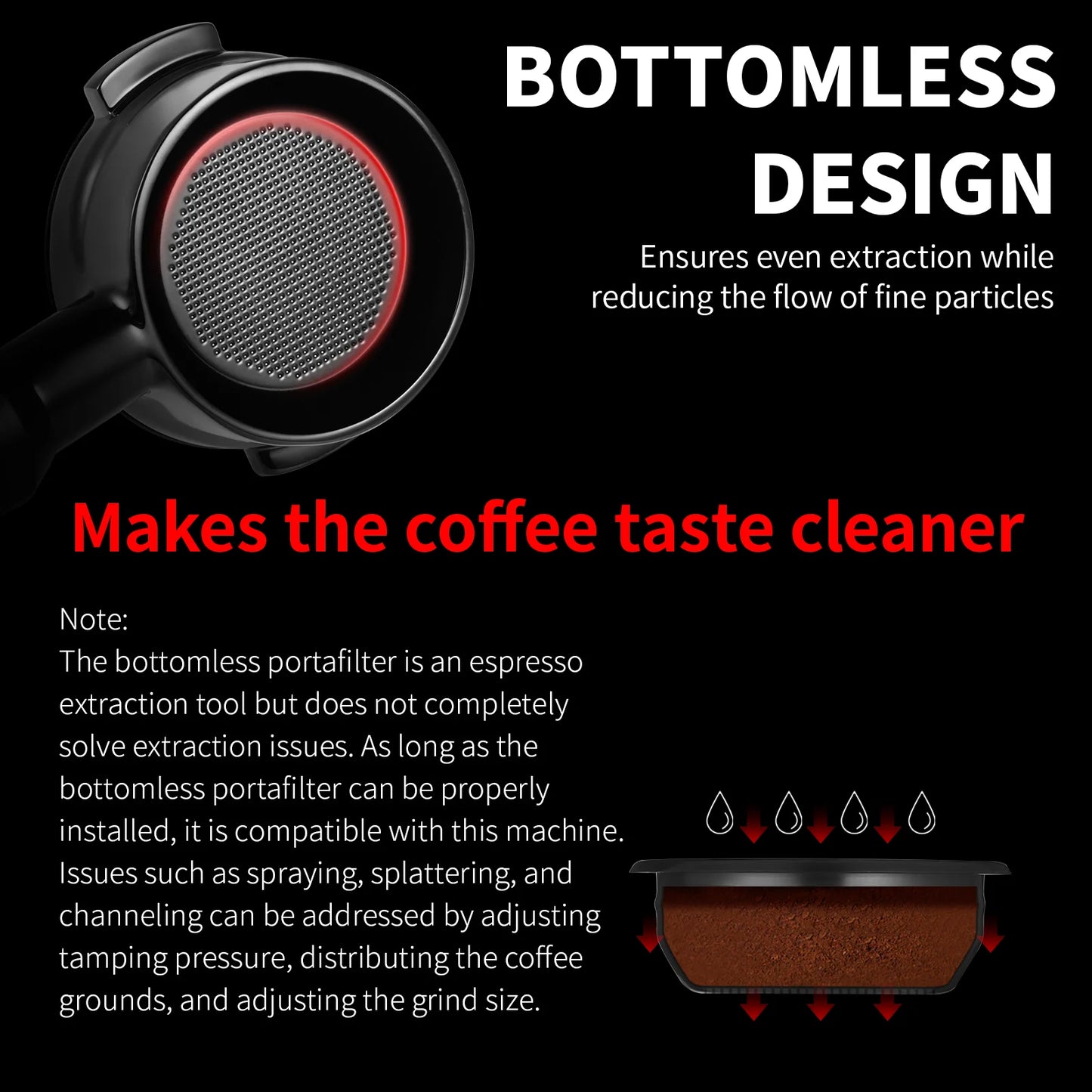 MHW-3BOMBER Astra Bottomless Portafilter with Filter Basket