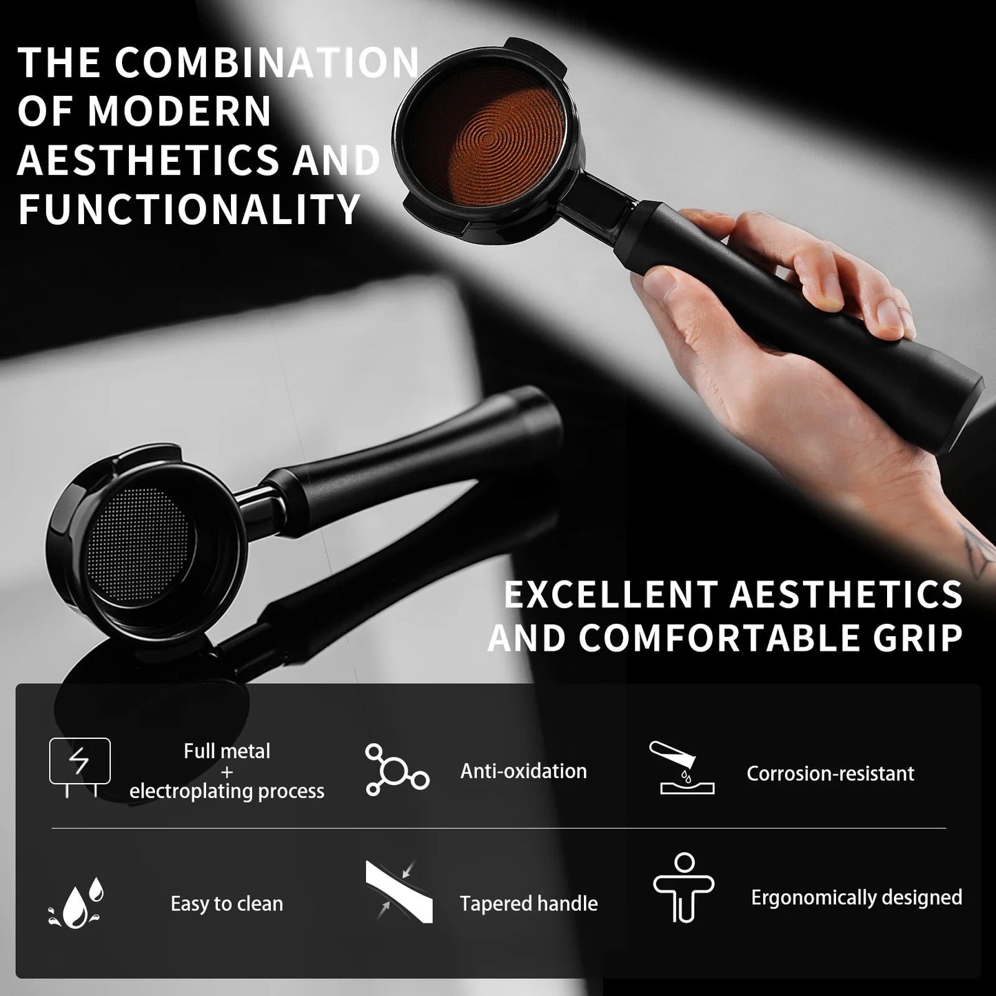 MHW-3BOMBER Astra Bottomless Portafilter with Filter Basket