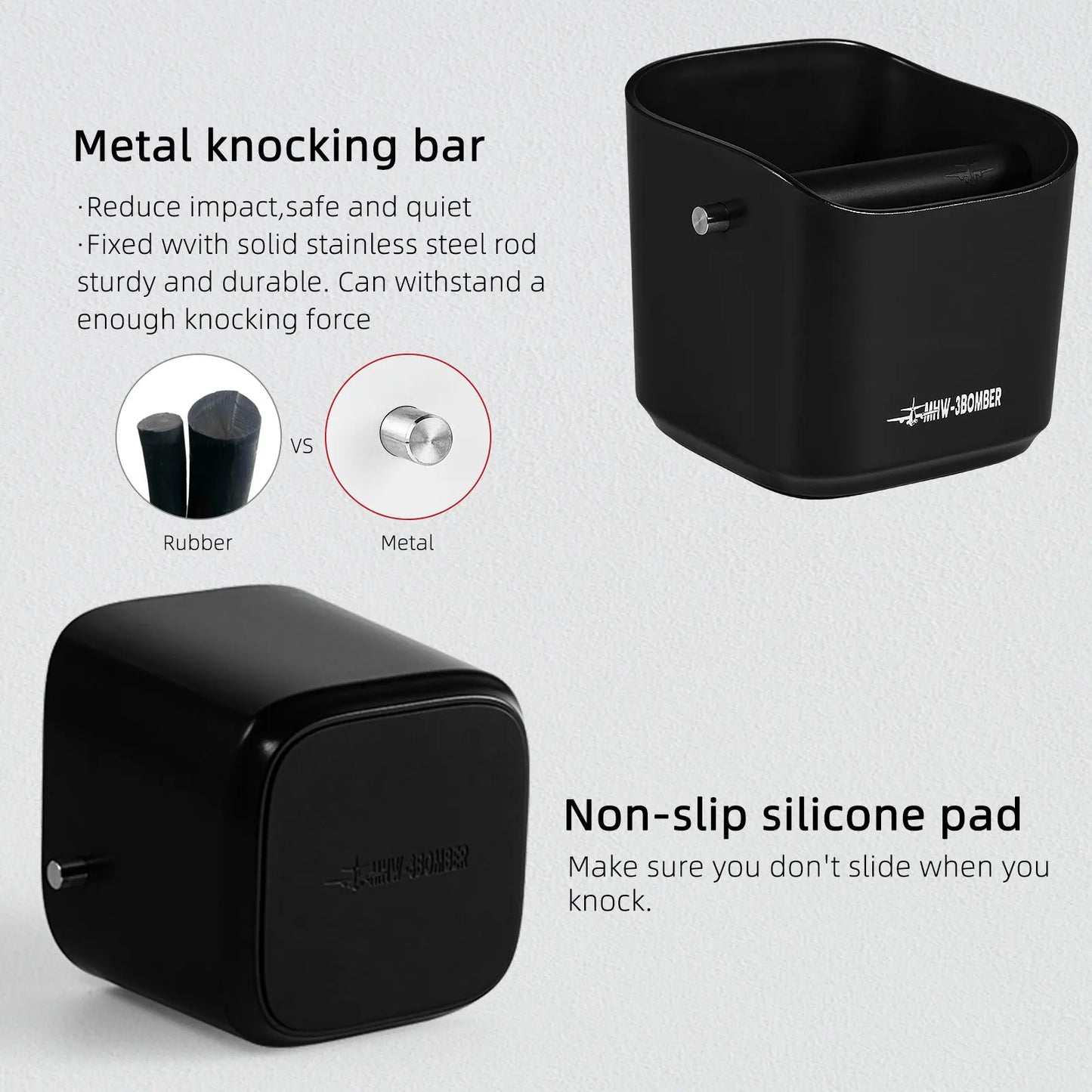 MHW-3BOMBER Coffee Grounds Knock Box