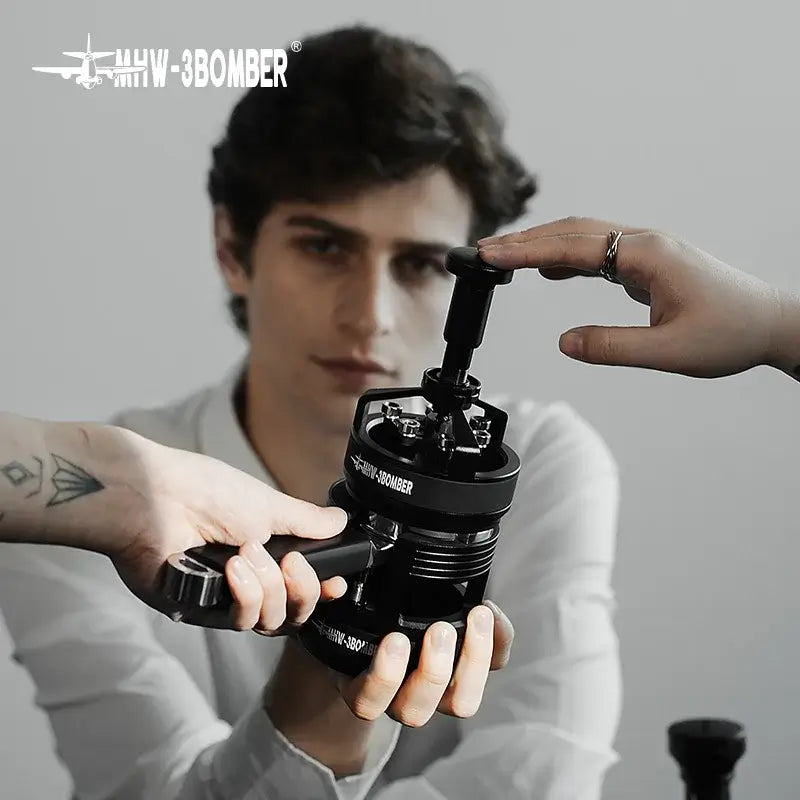 MHW-3BOMBER WDT Tool Espresso 58mm Cyclone Distribution Tool