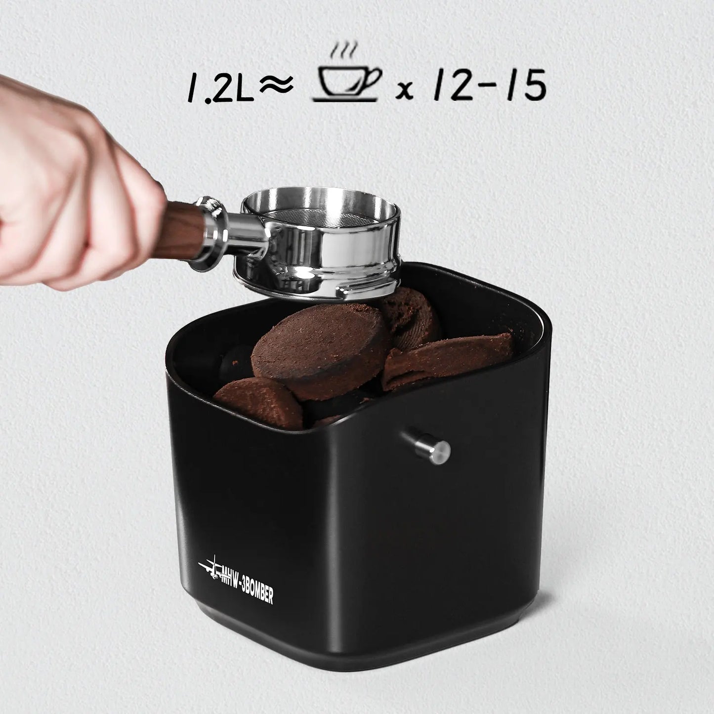 MHW-3BOMBER Coffee Grounds Knock Box