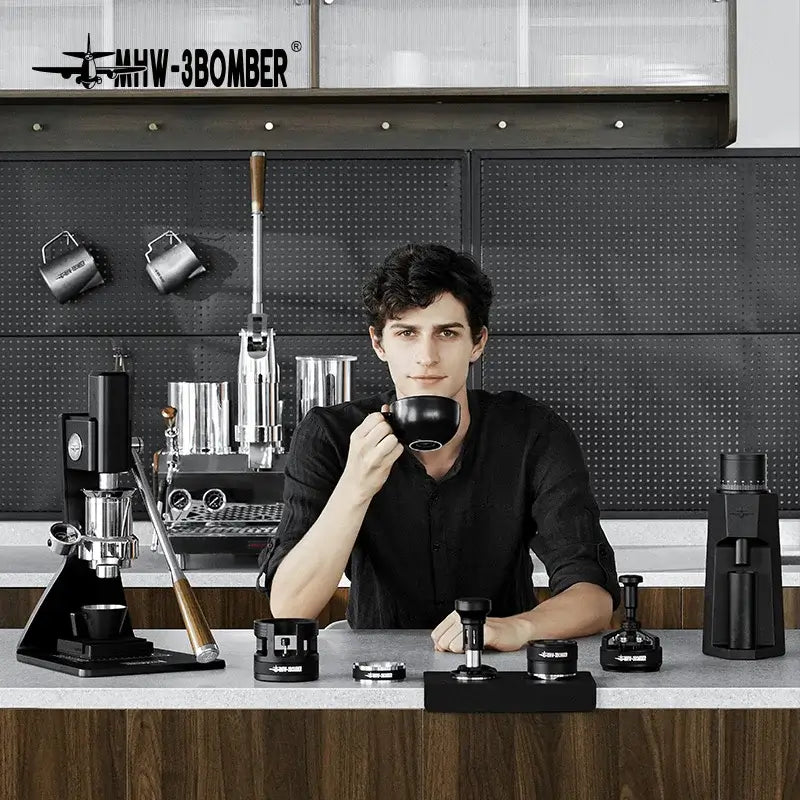 MHW-3BOMBER WDT Tool Espresso 58mm Cyclone Distribution Tool