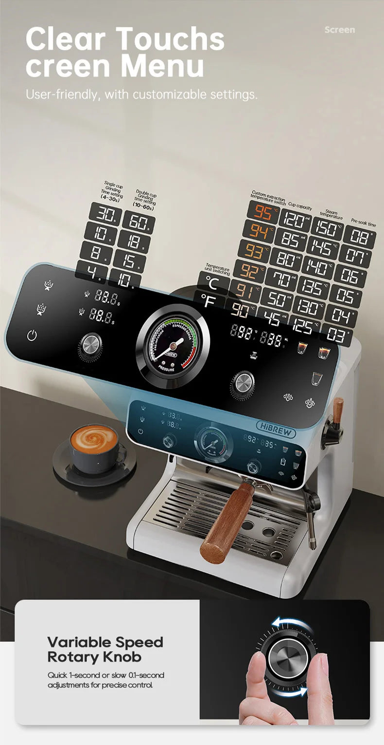 HiBREW H7B Dual Boiler Espresso Machine| Refurb Coffee Co