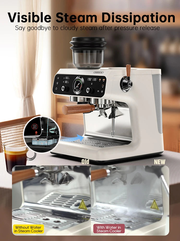 HiBREW H7B Dual Boiler Espresso Machine| Refurb Coffee Co