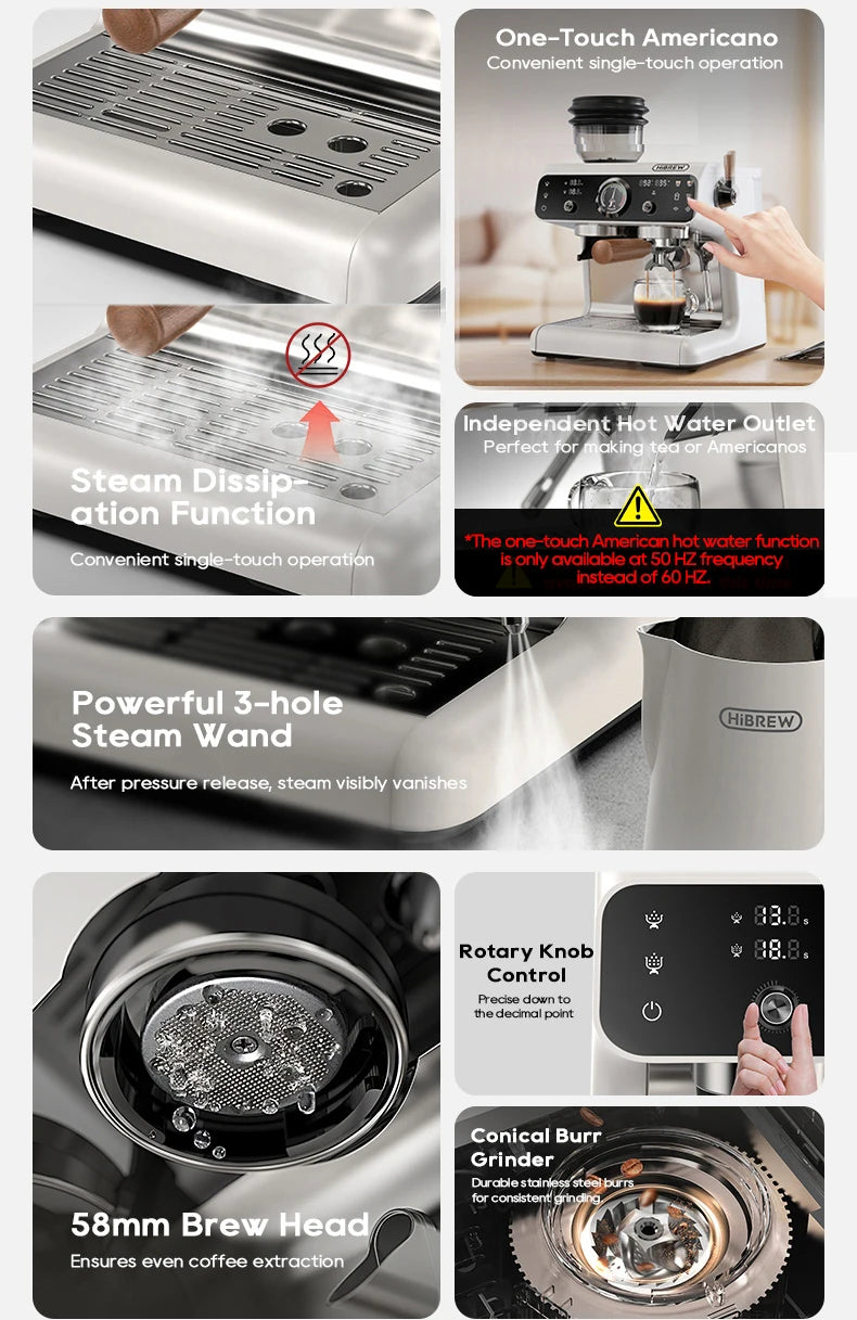 HiBREW H7B Dual Boiler Espresso Machine| Refurb Coffee Co