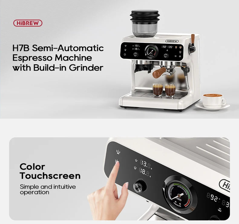HiBREW H7B Dual Boiler Espresso Machine| Refurb Coffee Co
